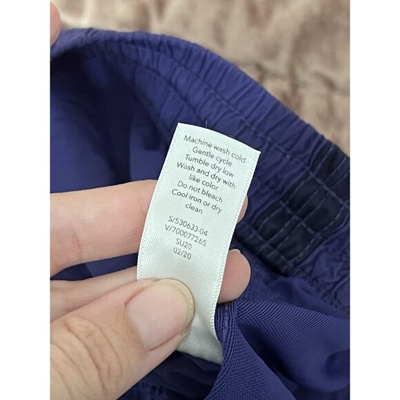 Athleta Expedition Short Nylon Blue Purple Size 6 - Picture 10 of 11